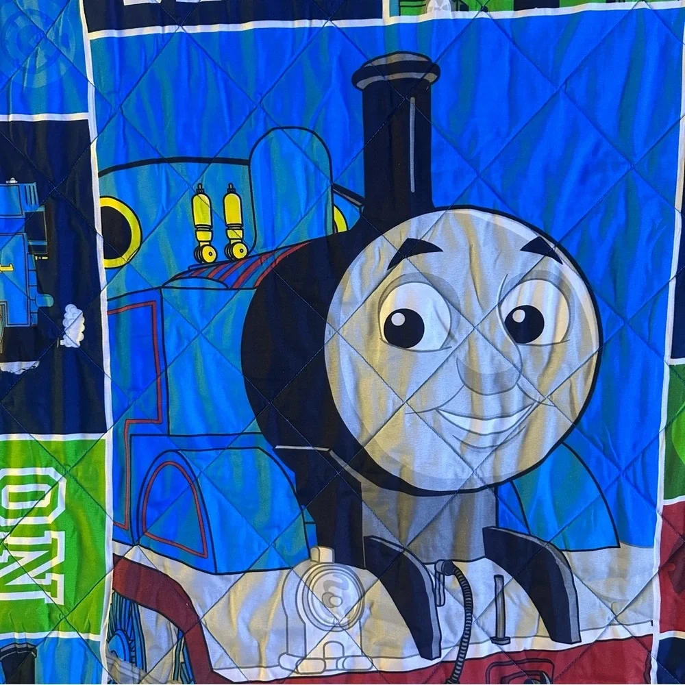 Thomas & Friends Colorful Train Quilt size 41” x 60” Blanket